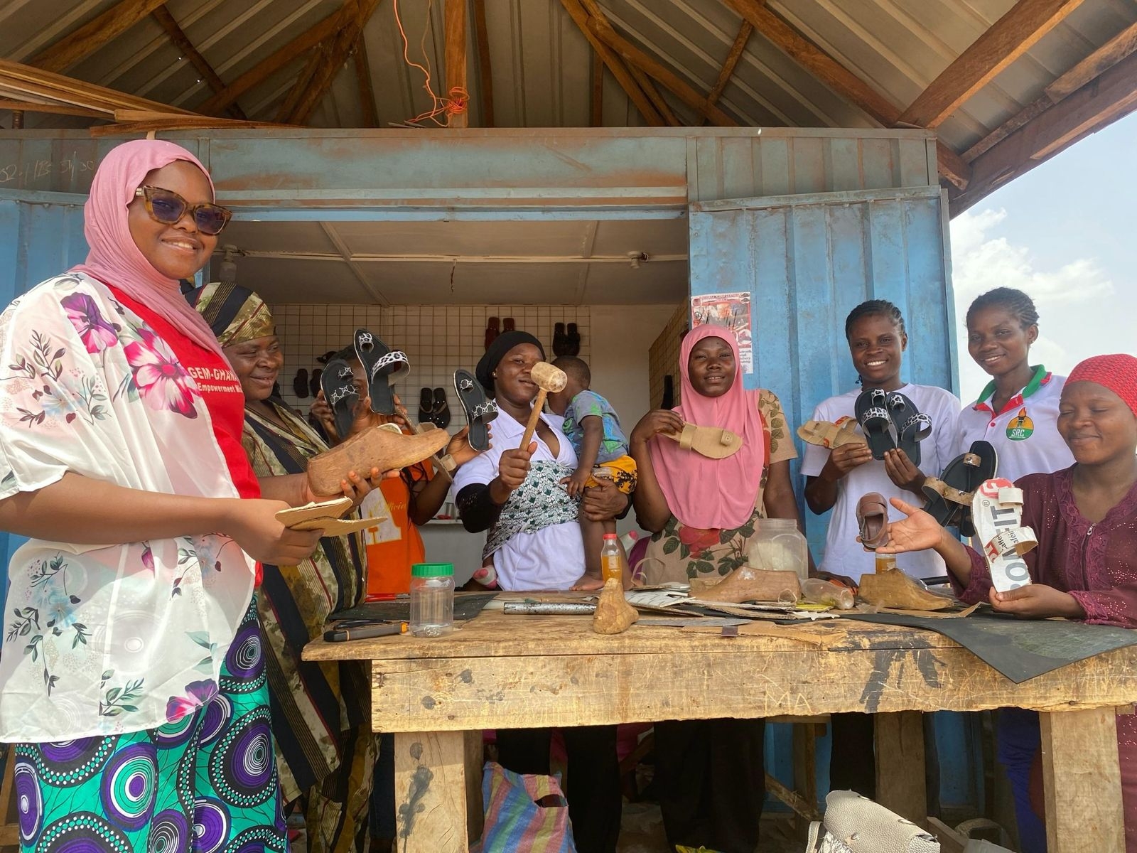 Empower 60 Women In Sandals Making In Tamale-Ghana
