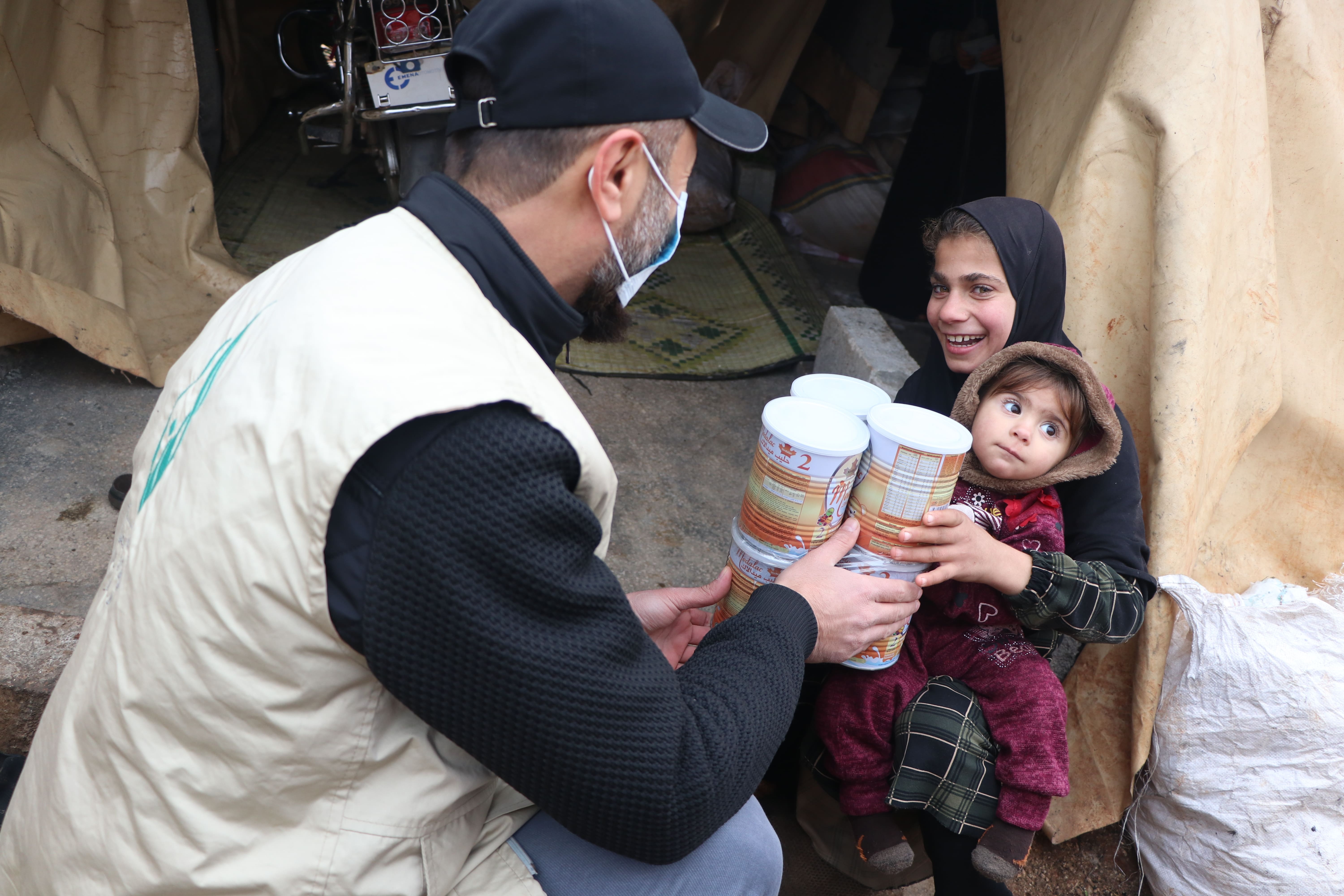 Save a Refugee Baby with Formula Milk in syria