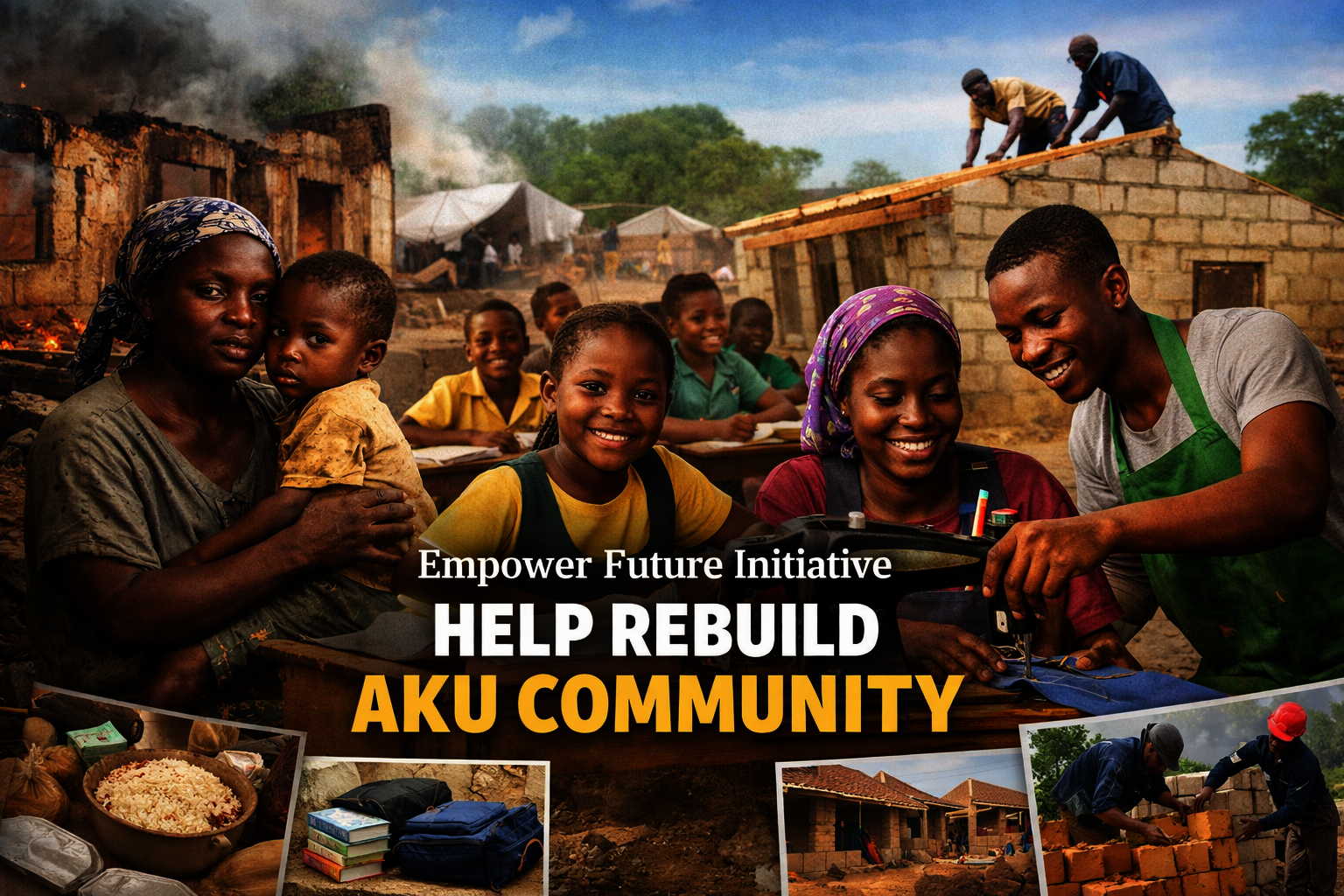Support Aku With Relief, Education & Skills