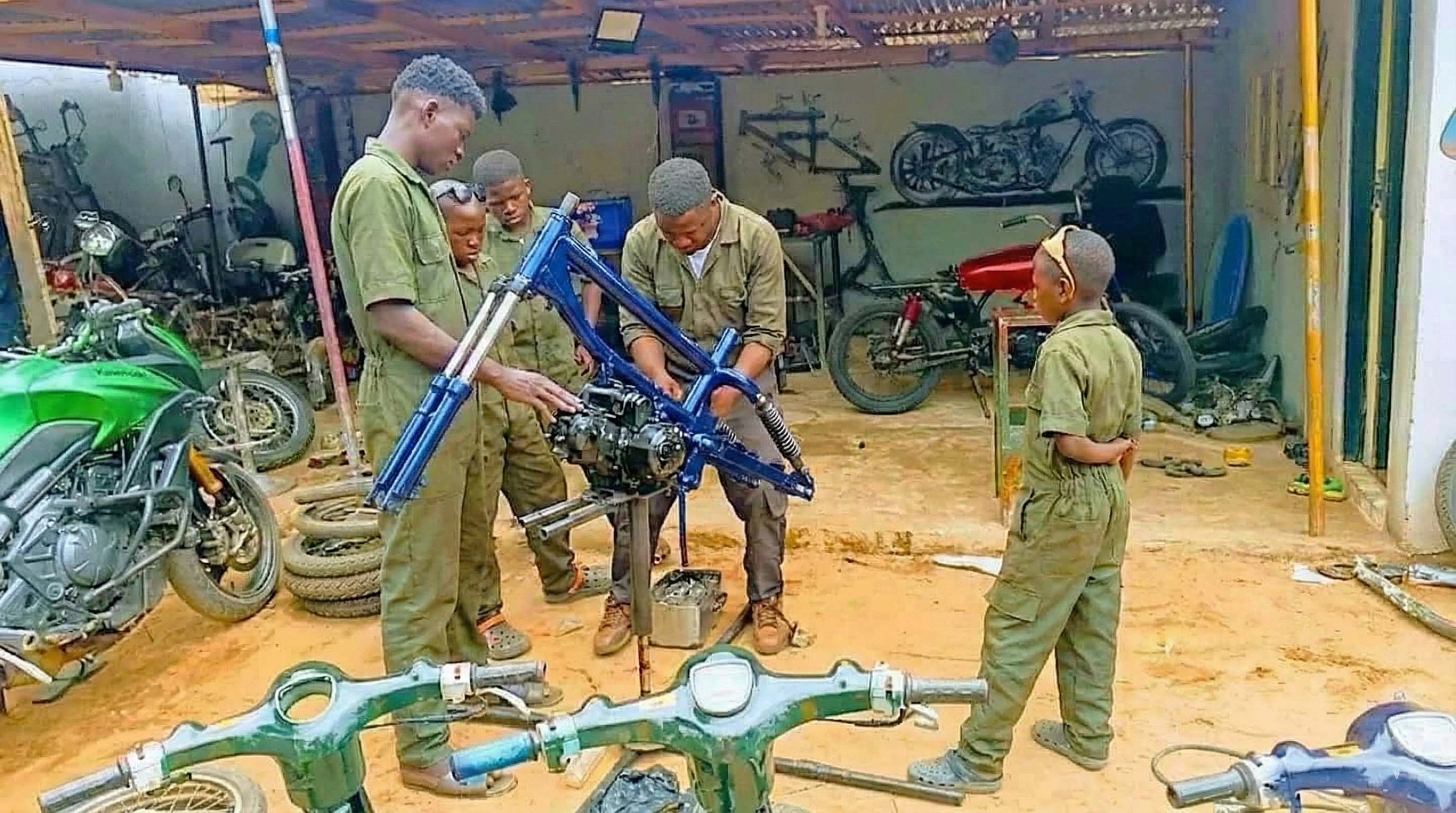 Equip 50 Youth with Motorcycle Repair Skills.