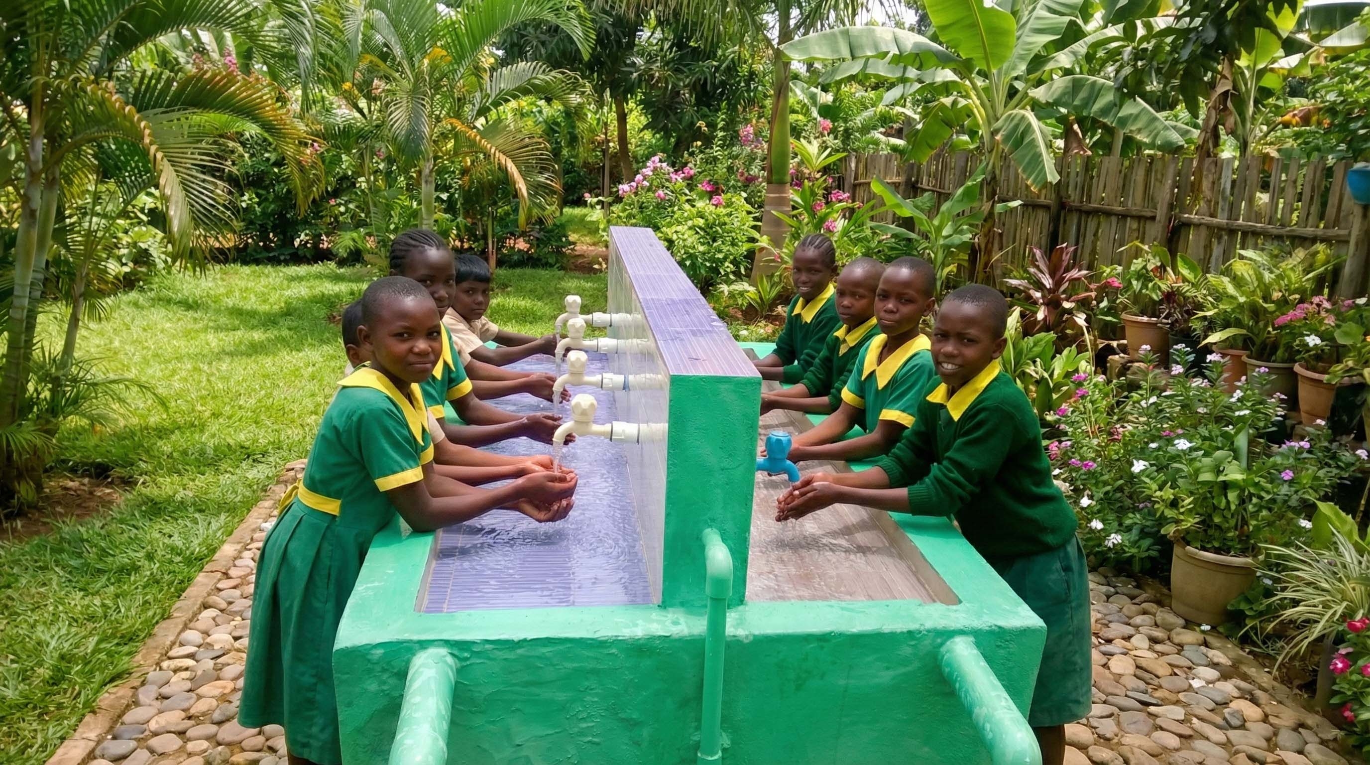 Install Handwashing Stations in 15 Schools