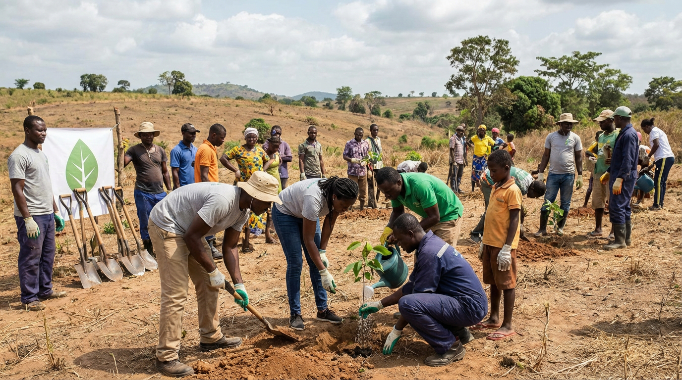 Reforest Land with 1,000 Trees in Ghana