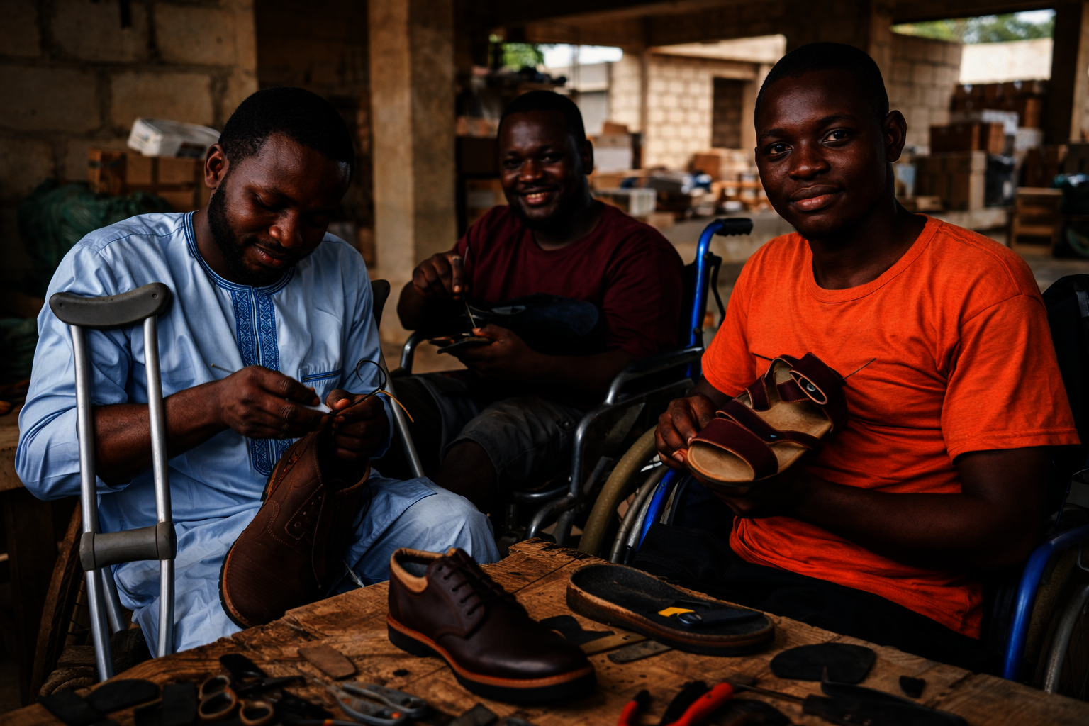 Train 25 Persons with Disabilities in Shoe making