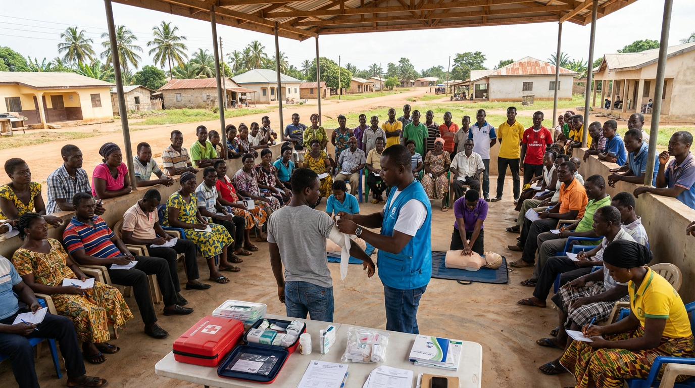 Train 50 Community First Responders in Ghana