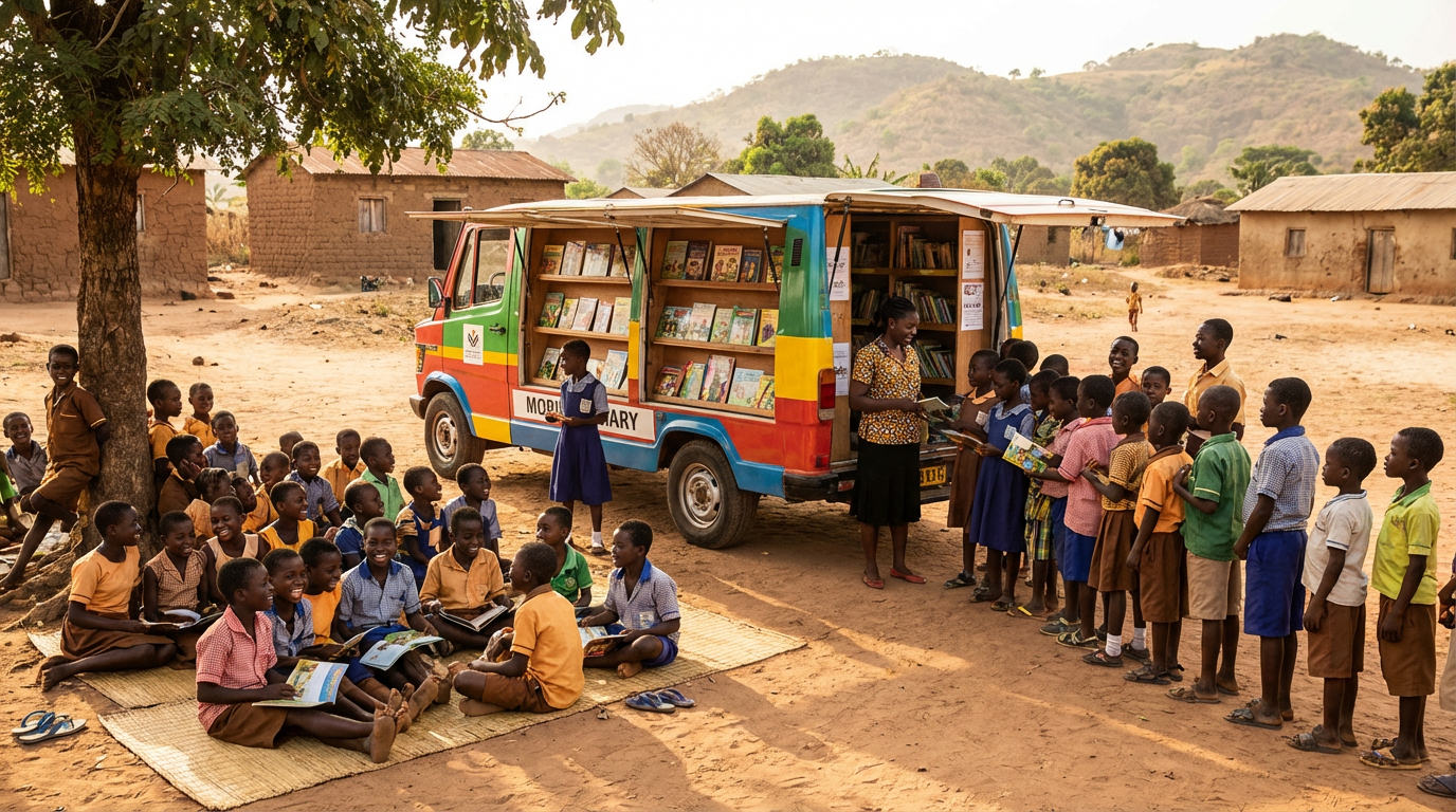 Provide Mobile Library for 500 Rural Children
