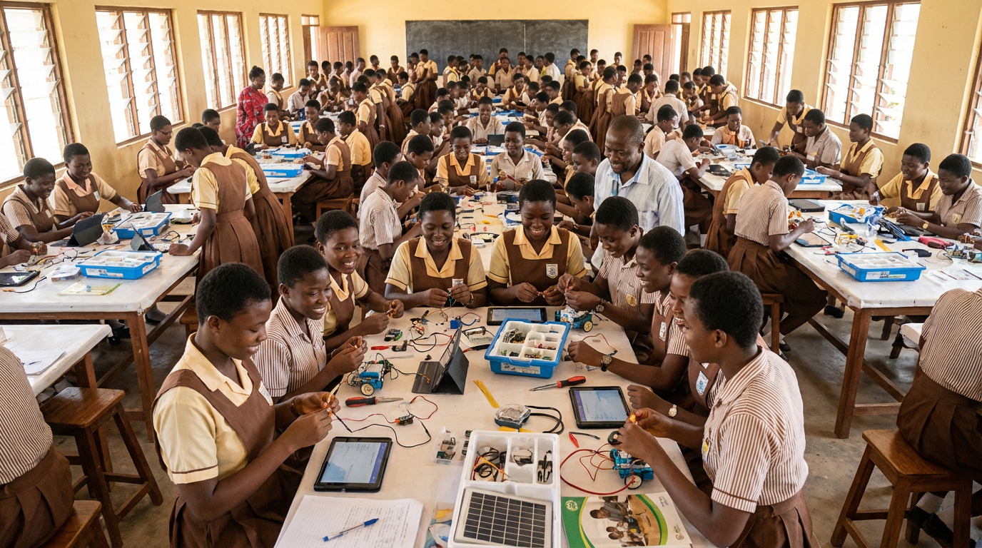 Provide STEM Kits for 100 Schoolgirls in Ghana