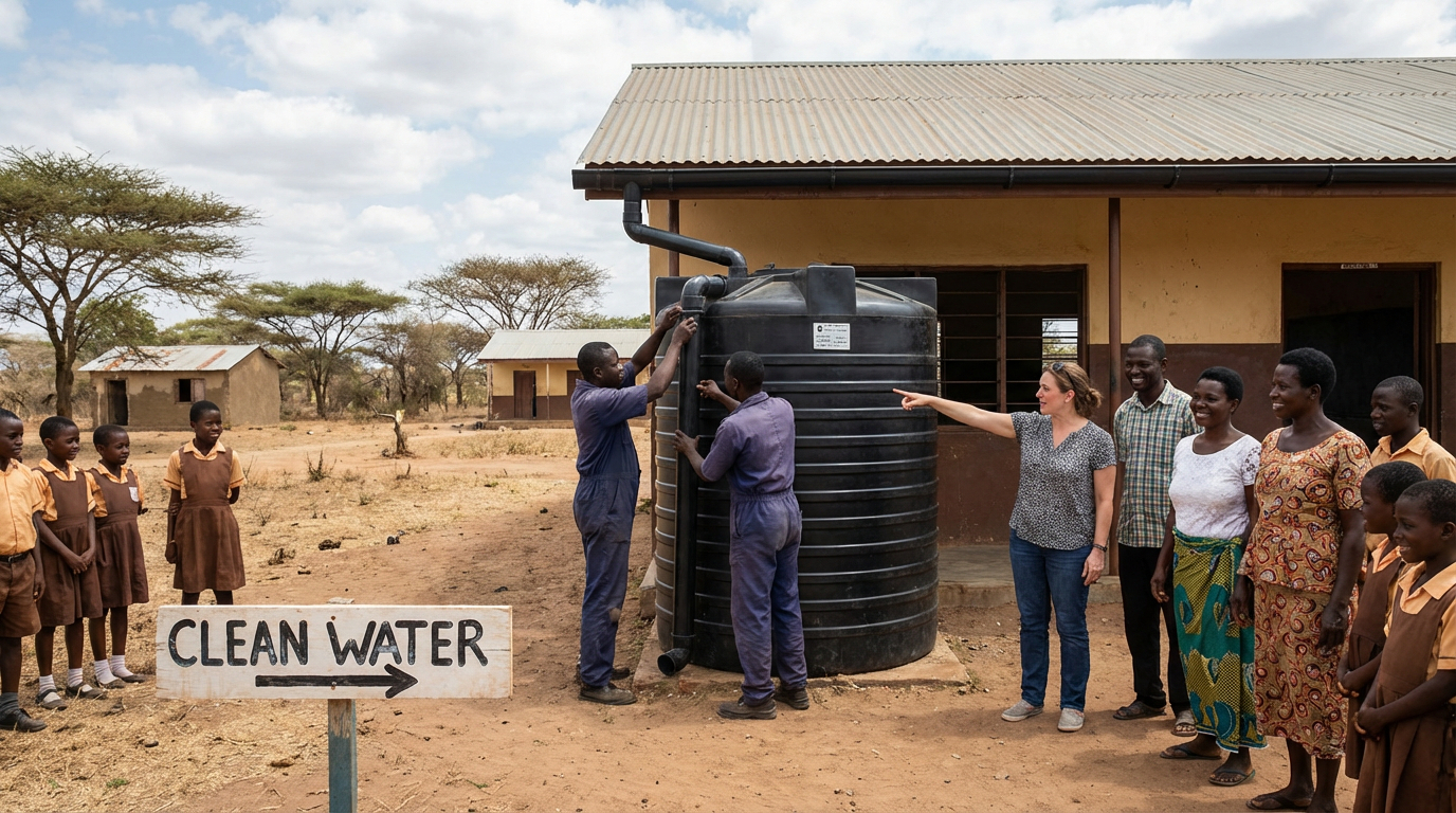 Provide Rainwater Systems for 20 Schools