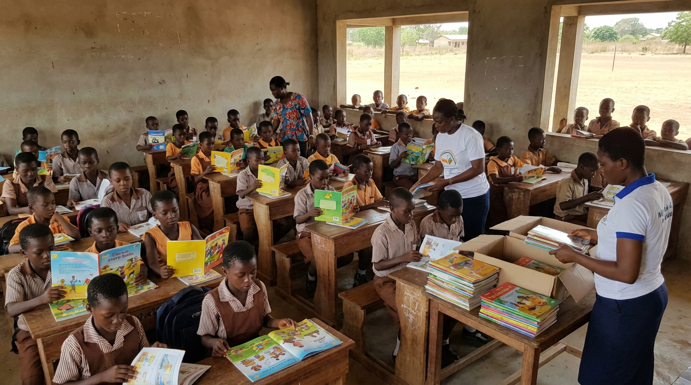 Equip Rural Classrooms with Reading Materials