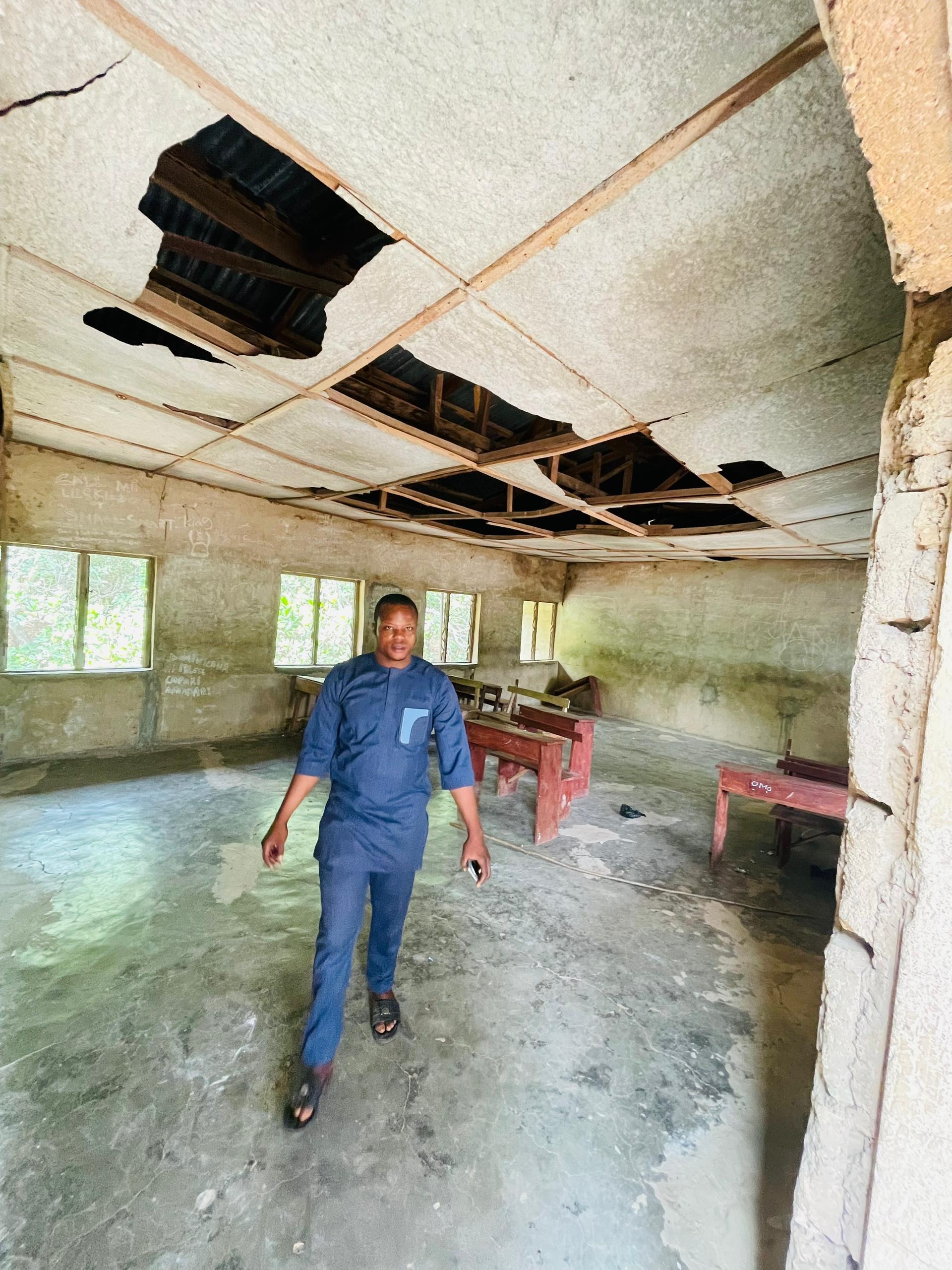 Renovating  Classrooms at OFCH. School