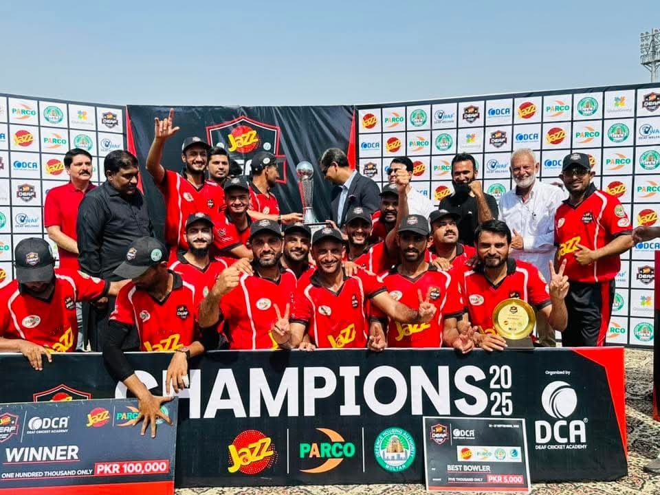 20-Seater Van for Deaf Cricket Players in Pakistan
