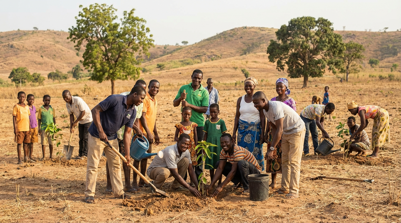 Community Tree Planting for a Greener Future