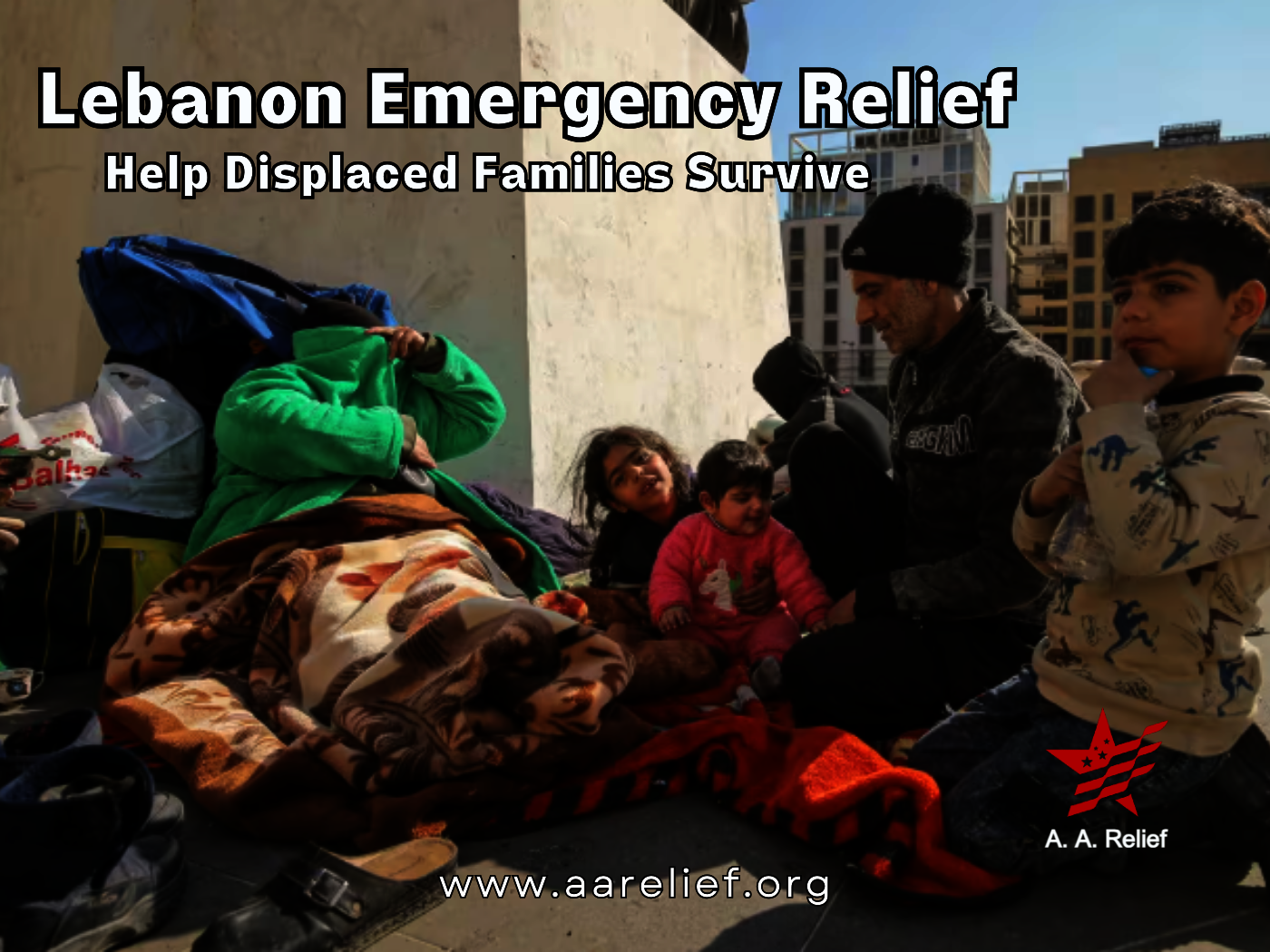 Emergency Relief for Displaced Families in Lebanon