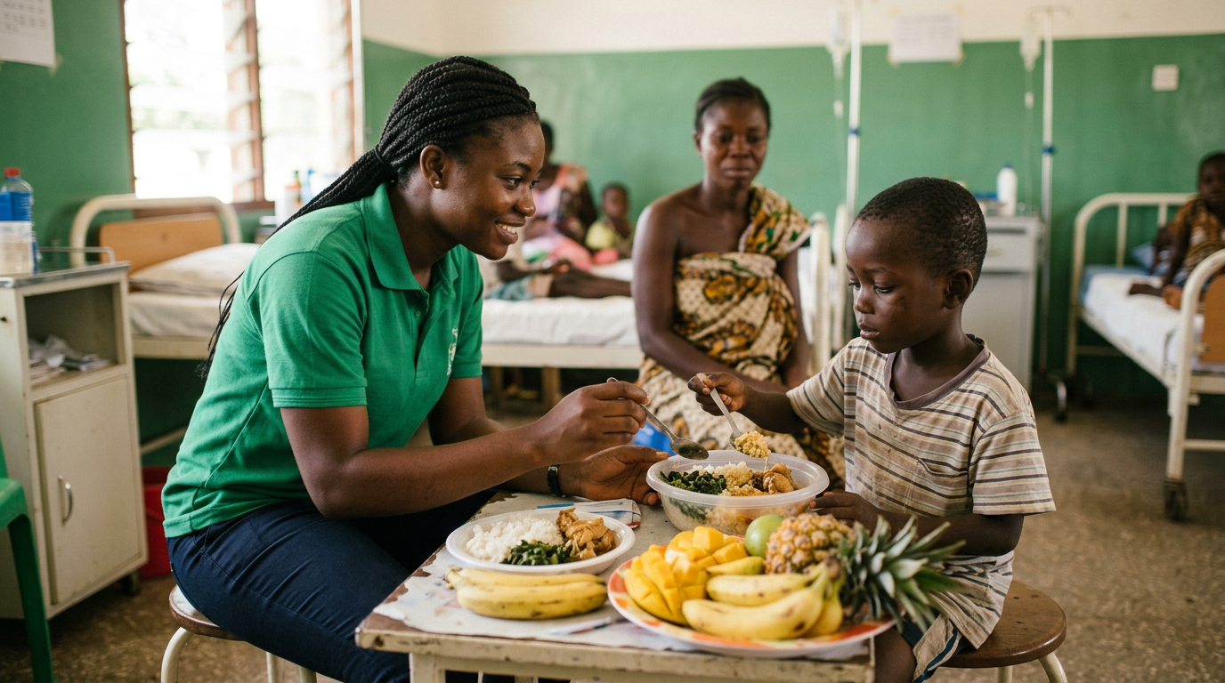 Provide Nutrition for 300 Sick Children in Ghana
