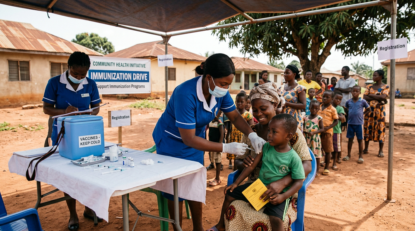 Immunize 400 Children in Rural Communities