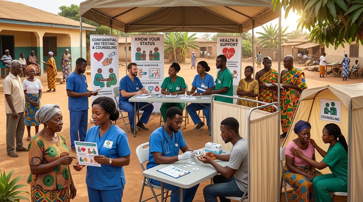 Provide HIV Testing for 500 People in Ghana