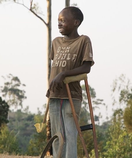 Equip disabled with new crutches