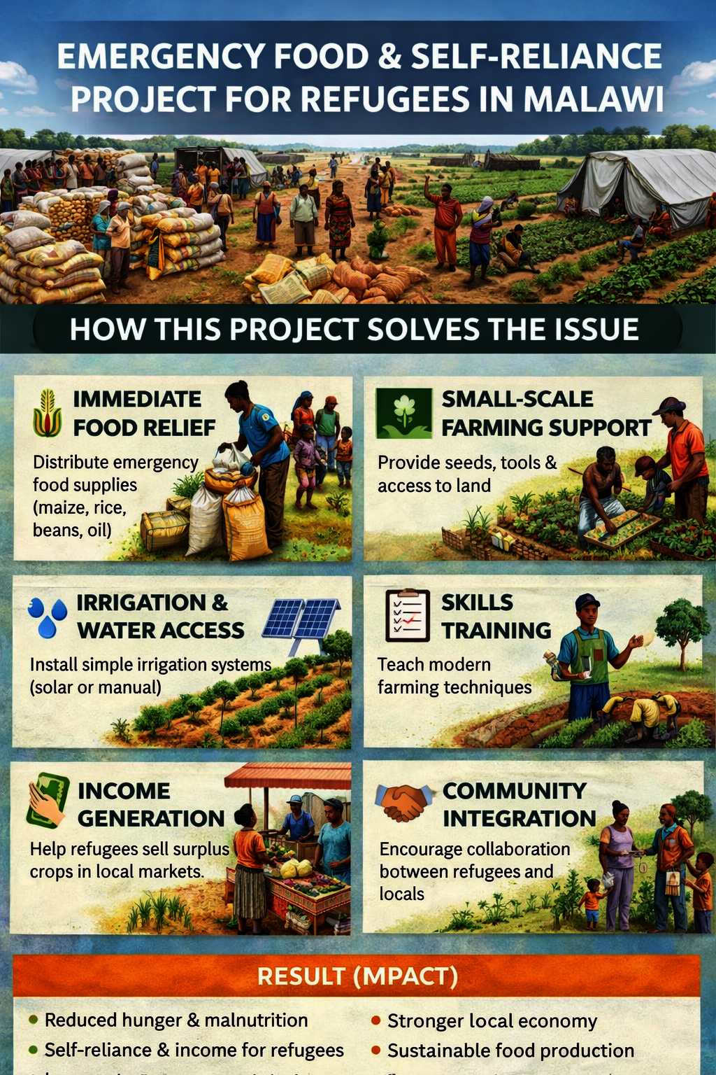 Emergency Food & SelfReliance Project for Refugees
