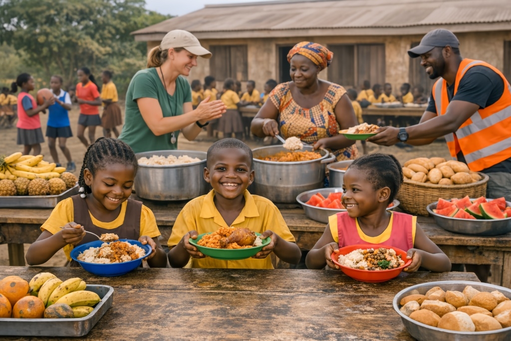 Provide School Feeding Support for 500 Children