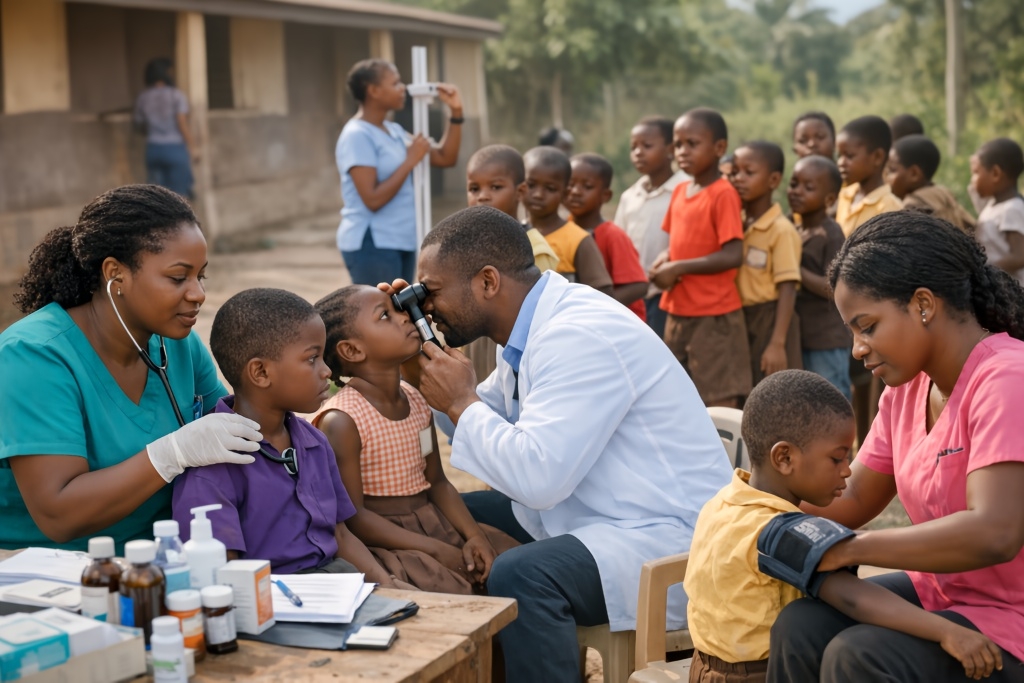 Provide Health Screening for 300 Children in Ghana