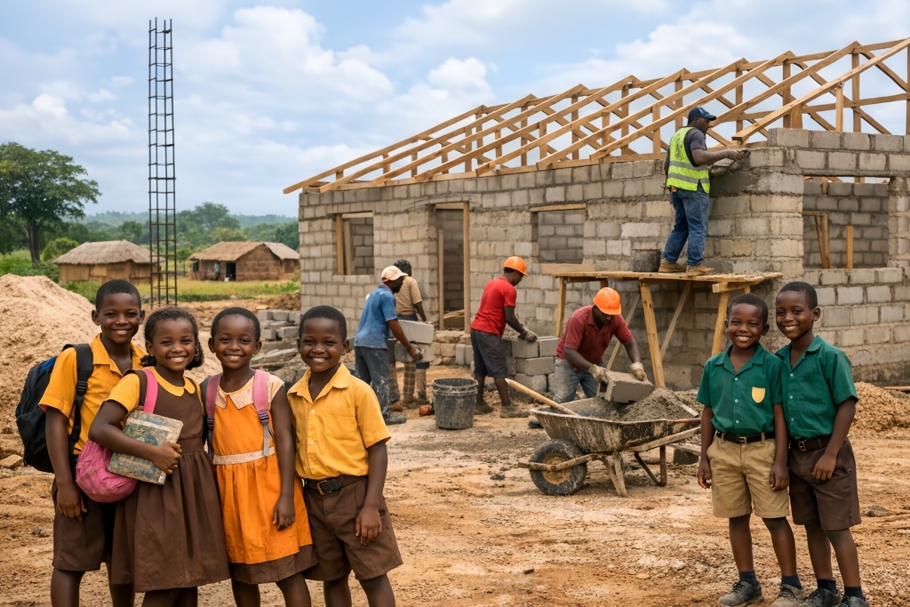 Build 6 Classrooms for Rural Schools in Ghana