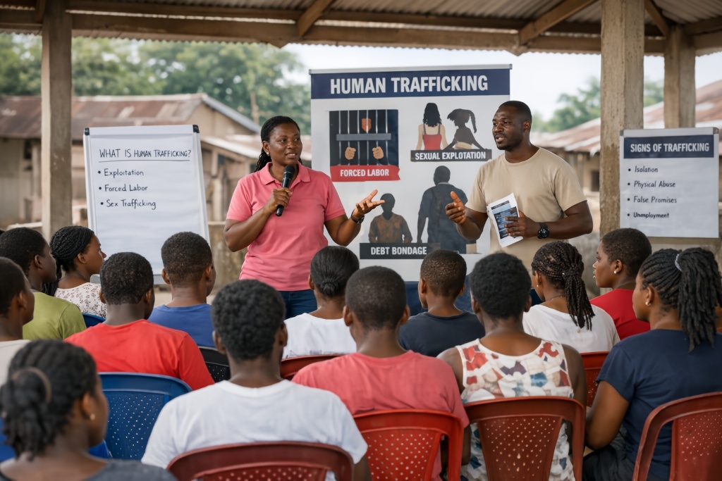Educate 500 Youth on Human Trafficking Risks