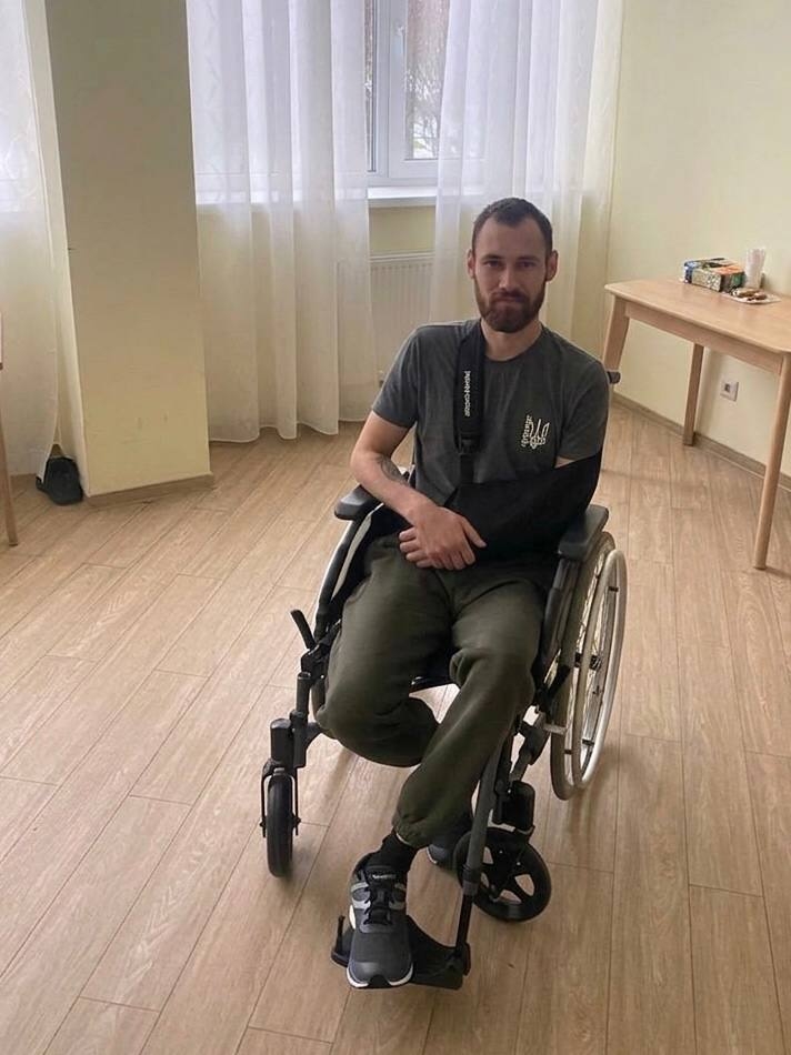 Rehabilitation for a Paralyzed Ukrainian Defender
