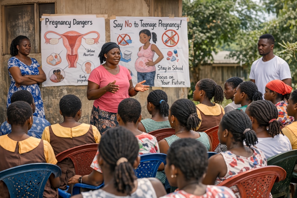 Prevent Teenage Pregnancy for 300 Girls in Ghana
