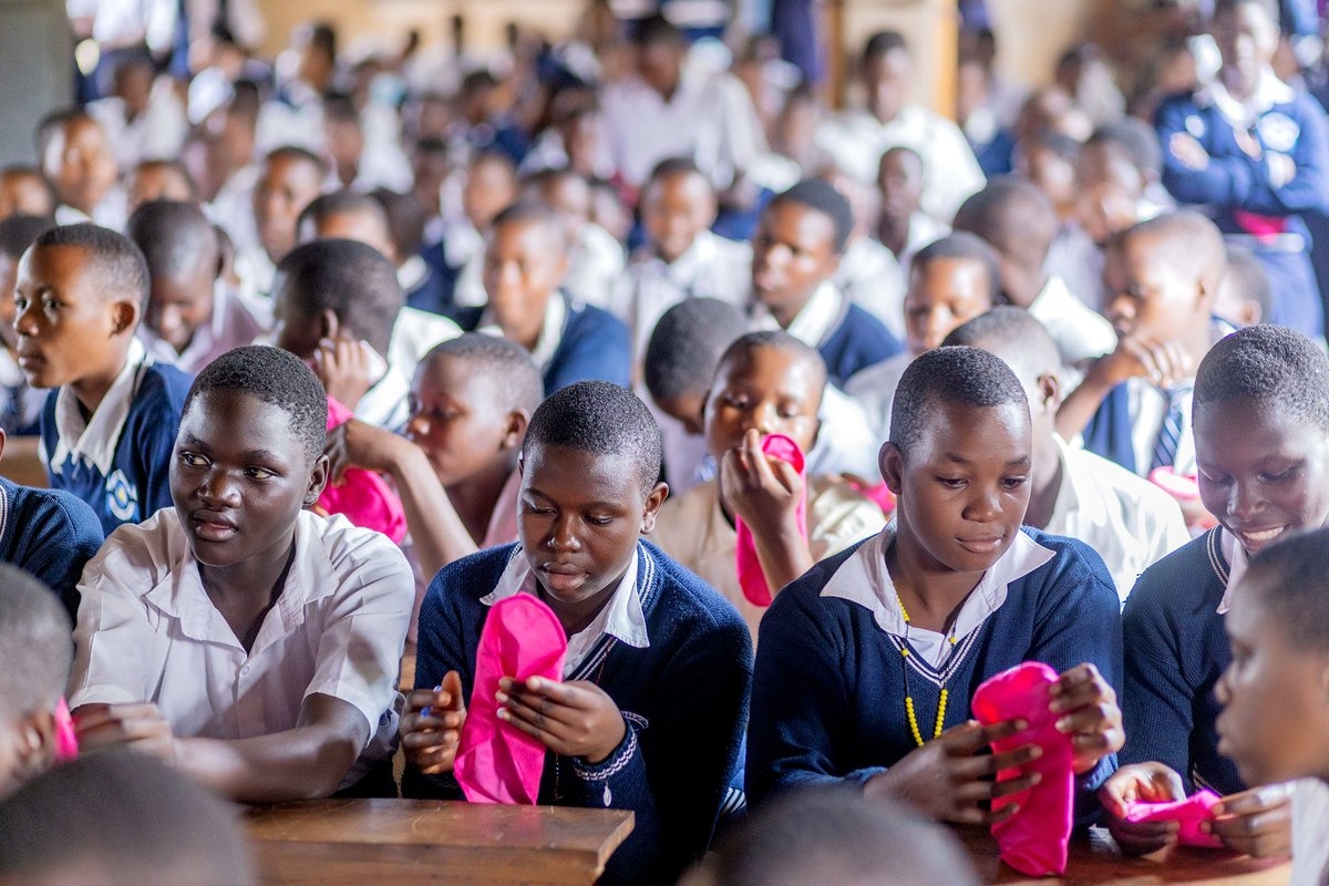 Donate pads, protect her future in DR Congo