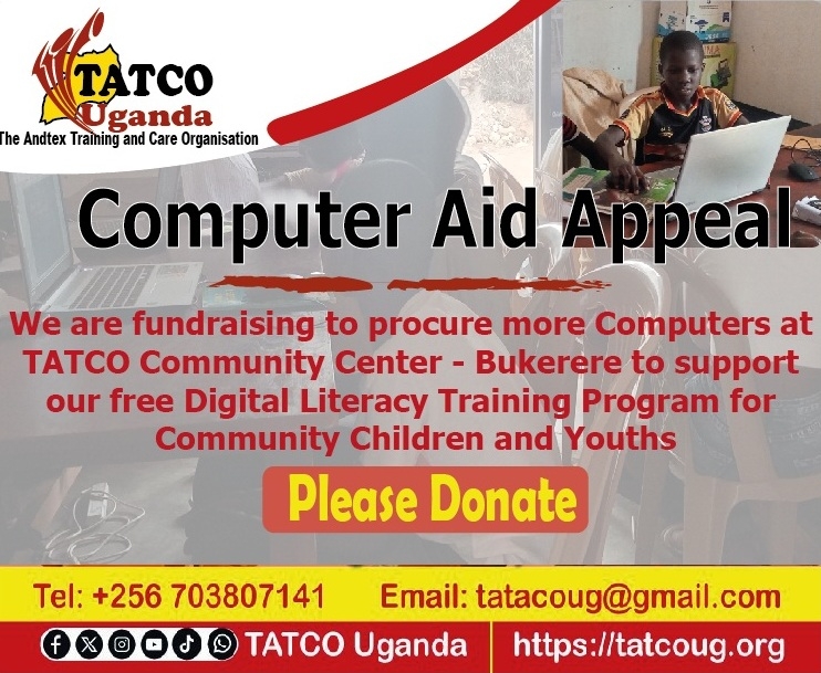 Computers donation for Children & Youths Training