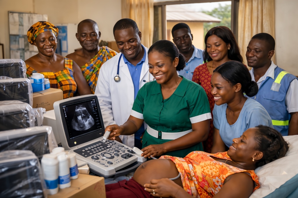 Equip 20 Clinics with Ultrasound Machines