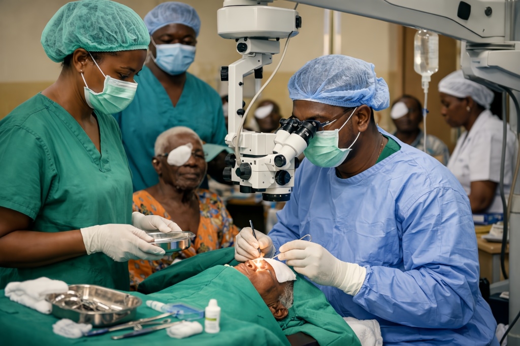 Provide Cataract Surgery for 300 Patients