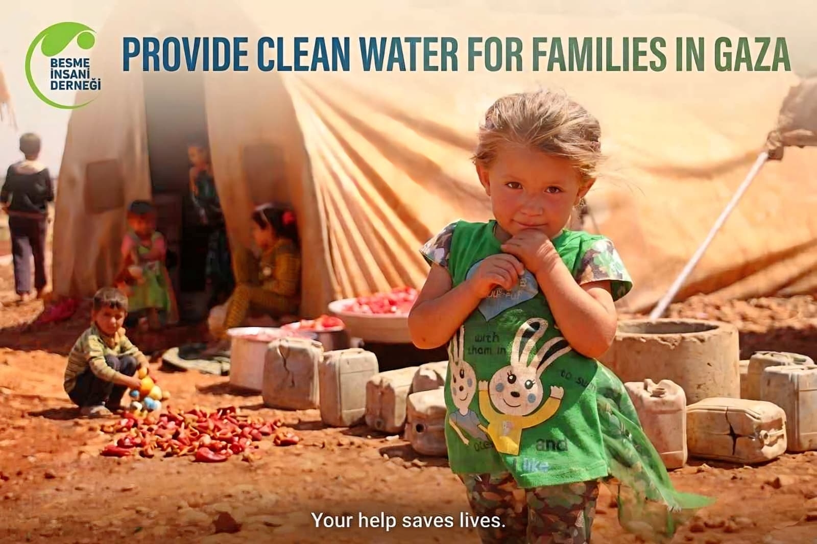 Provide Clean Water for Families in Gaza