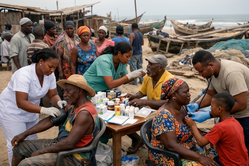 Treat 350 Fisherfolk Without Clinics