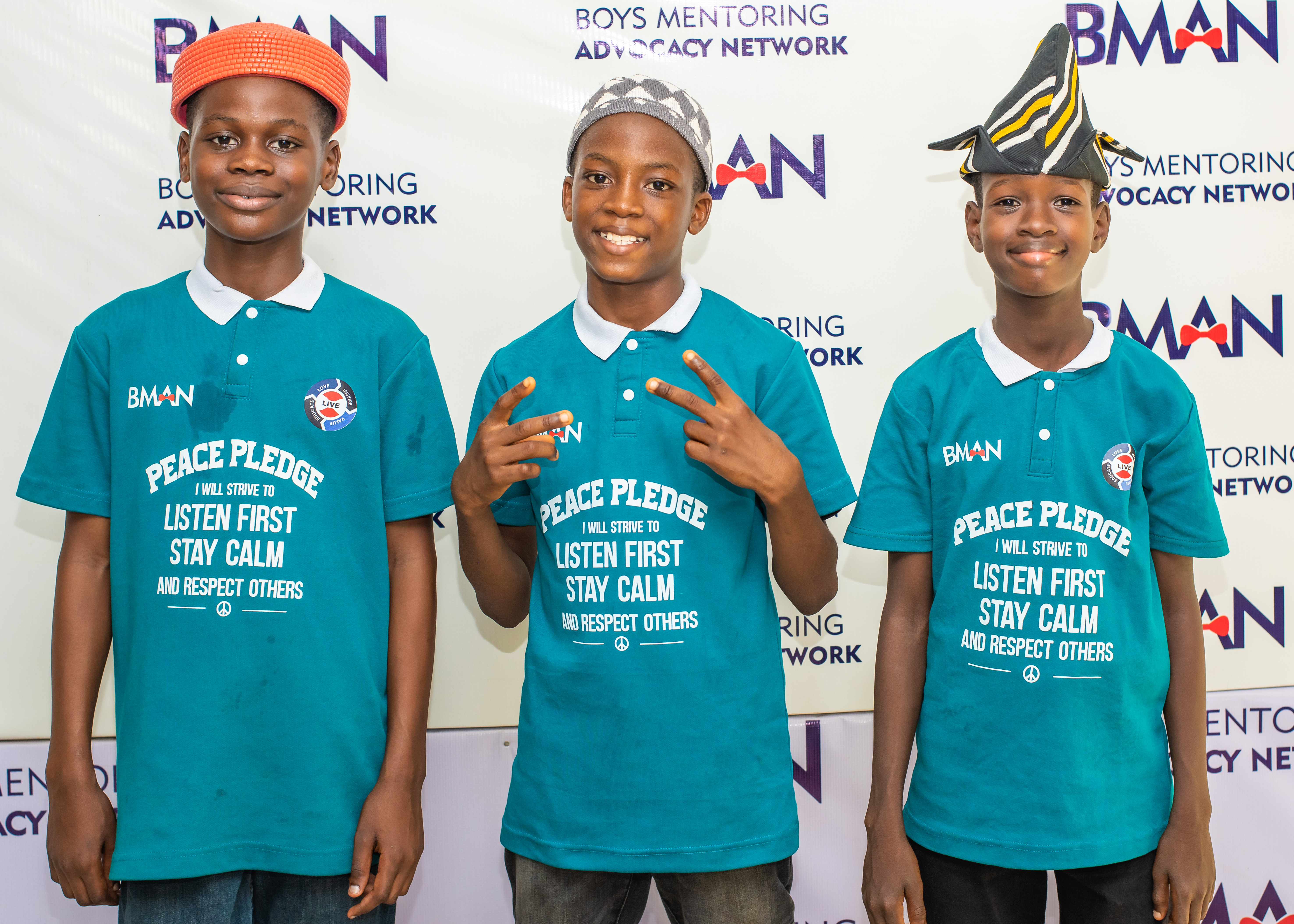 BMAN Peace Pledge Movement for Nigerian Boys
