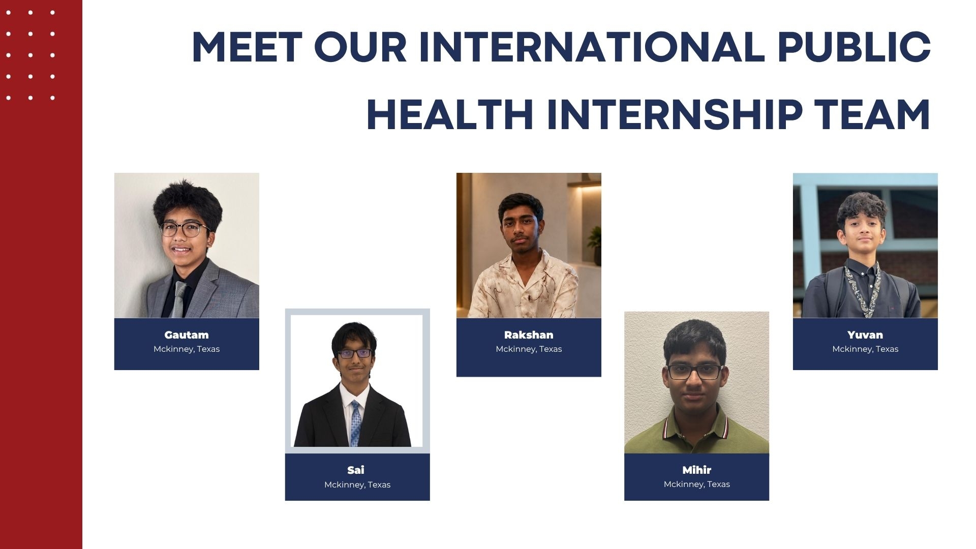 Public Health Interns Transform Communities
