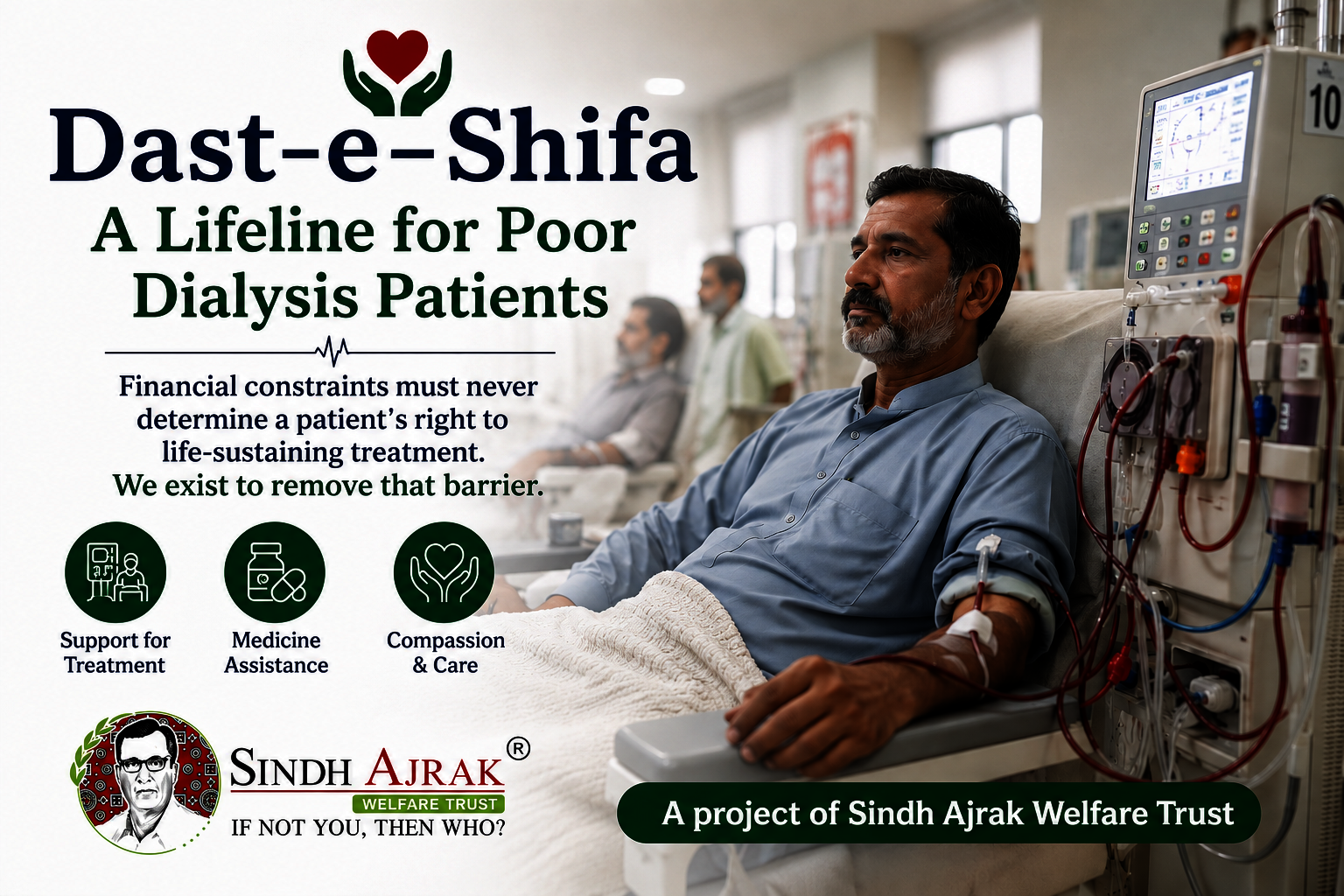Dast-e-Shifa-A Lifeline for Poor Dialysis Patients