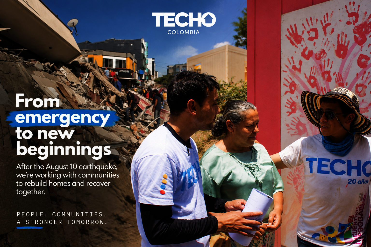 Rebuild Homes for Colombia Earthquake Families