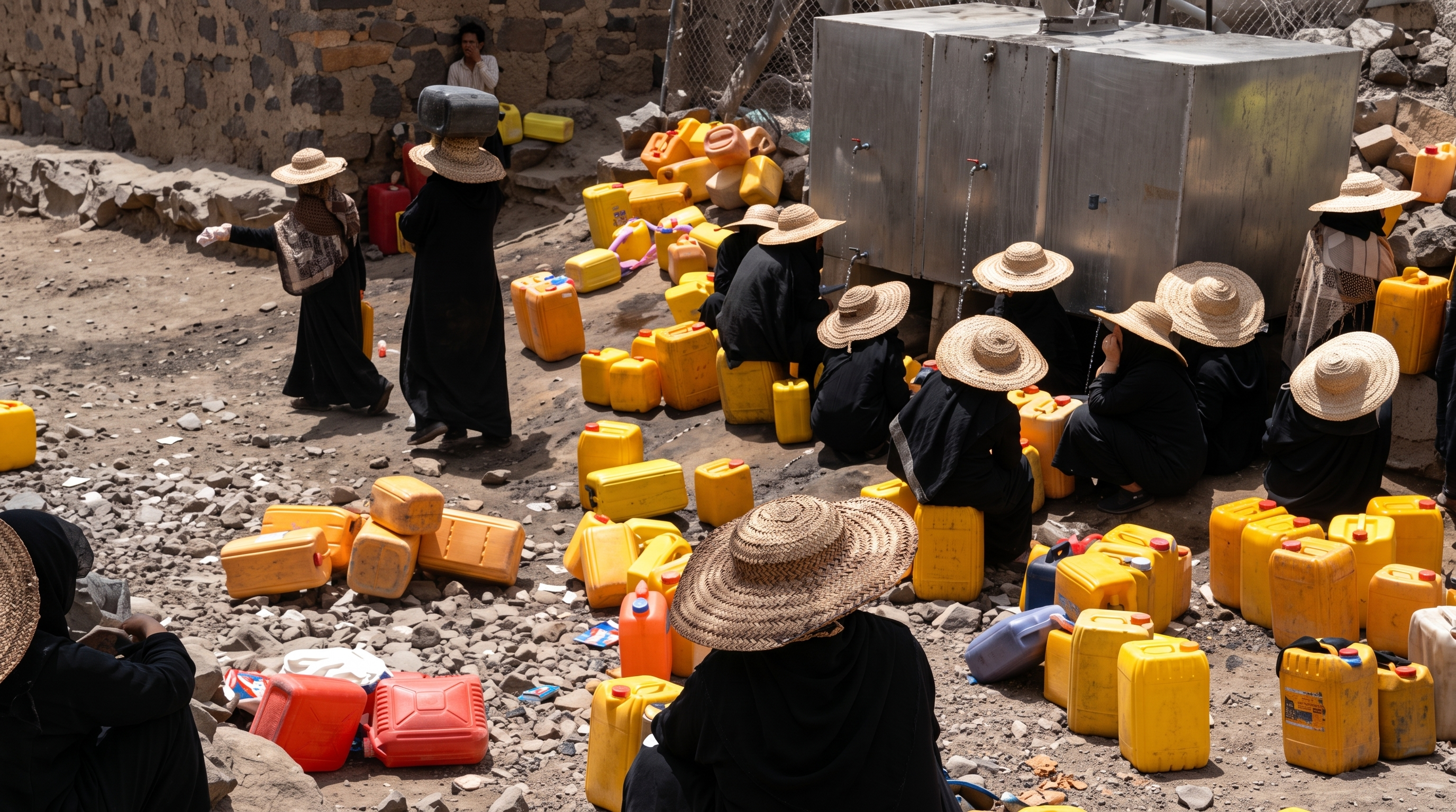 Clean Water for 5,508 People in Sabin Valley, Taiz